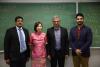 Prof Ts. Dr. Saravanan Muthaiyah, Ms. Karen Phang (CIMA), Dr. Alnoor Bhimani, and Aneeb Farrukh (CIMA)